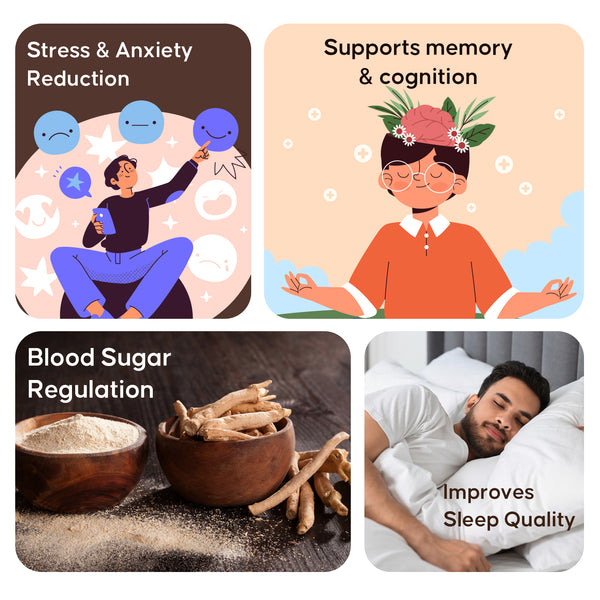 Ashwagandha Root Powder - Natural Stress Reliever - CuroHerb