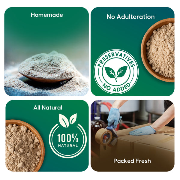 Curoherb Combo - Aswagandha, Safed Musli, Black Kaunch, Yellow Shatavari (Powder)