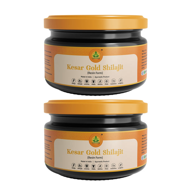 Kesar Gold Shilajit (Resin Form) – Natural Energy & Vitality Boost – CuroHerb