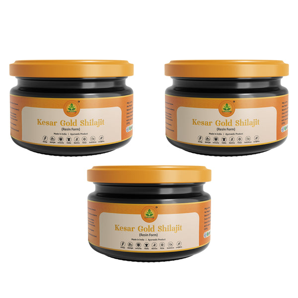 Kesar Gold Shilajit (Resin Form) – Natural Energy & Vitality Boost – CuroHerb