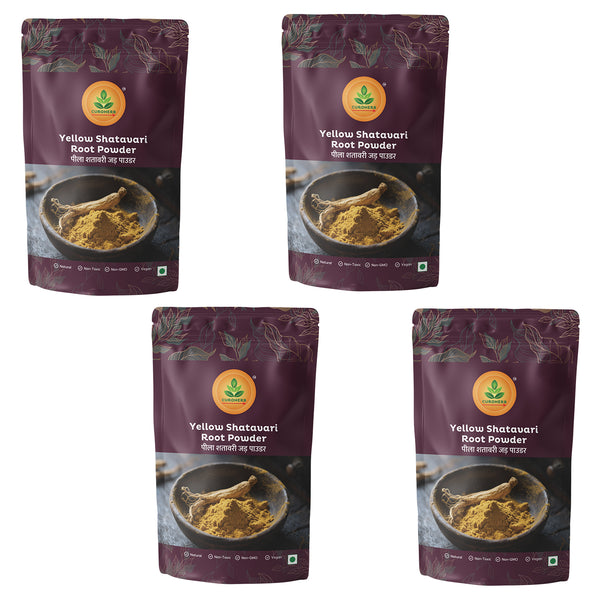 Yellow Shatavari Root Powder – Women’s Wellness & Hormonal Balance – CuroHerb