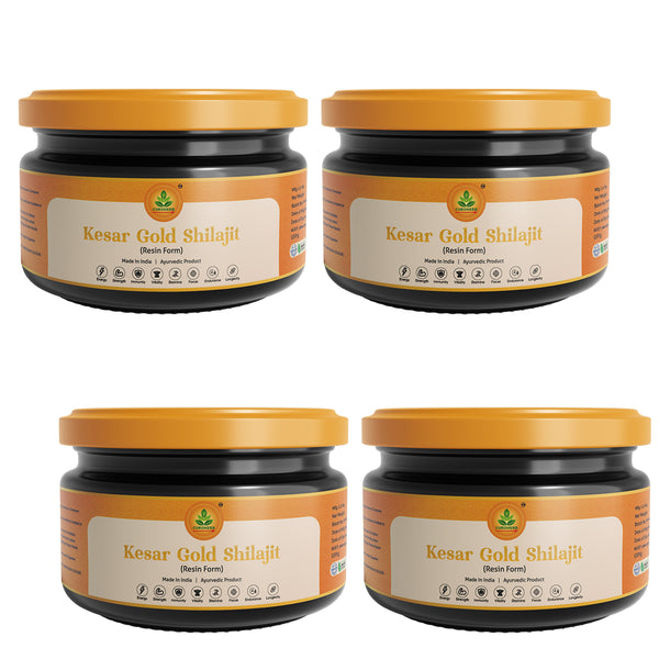 Kesar Gold Shilajit (Resin Form) – Natural Energy & Vitality Boost – CuroHerb