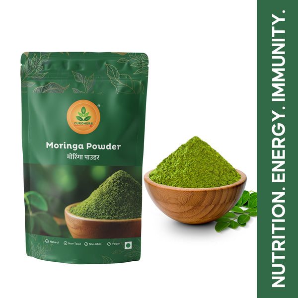 Moringa Powder – Superfood for Energy & Immunity – CuroHerb