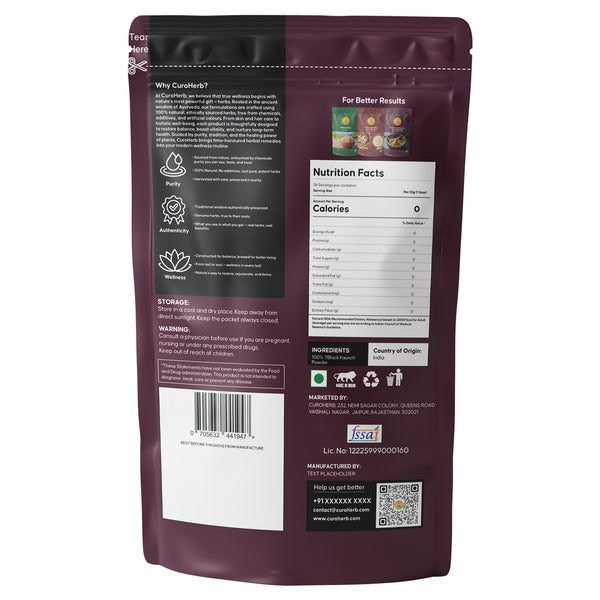 Black Kaunch Powder – Vitality & Strength – CuroHerb