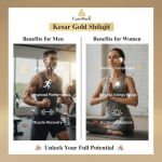 Kesar Gold Shilajit (Resin Form)  Natural Energy & Vitality Boost  CuroHerb